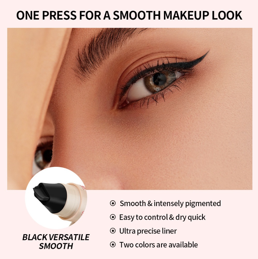 👁️💦Perfect Winged Eyeliner in 3 Seconds - Stamp. Line. Done. No skills needed.