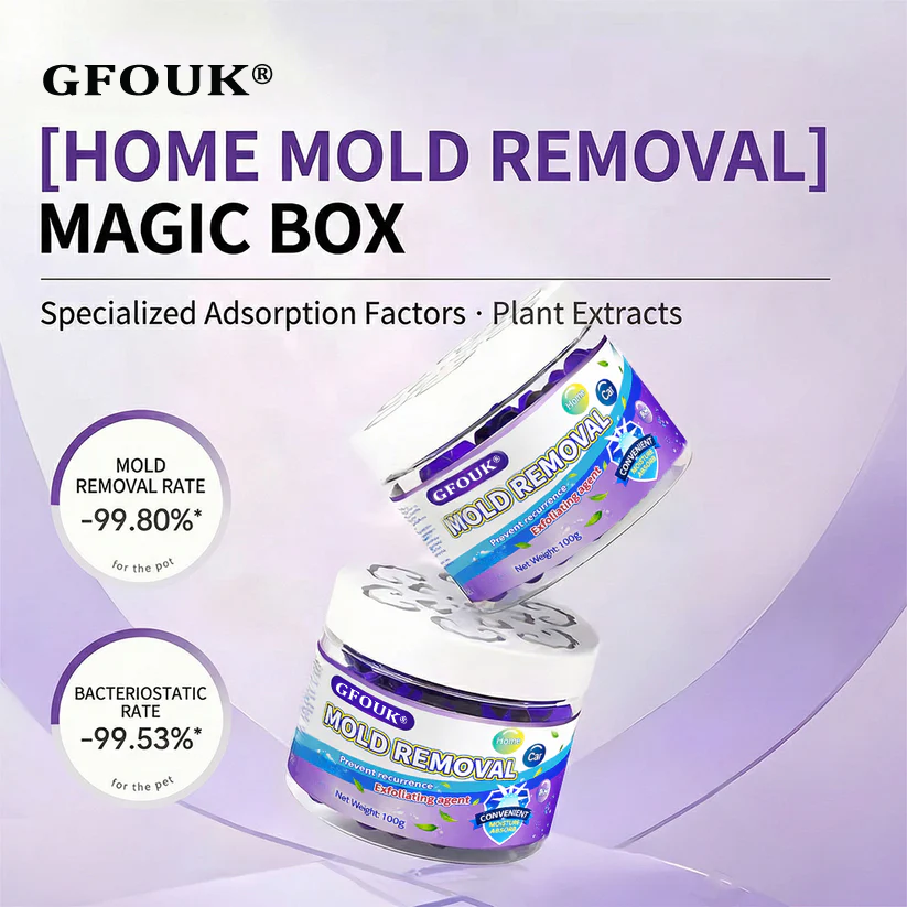 GFOUK® Mold Clearing Magic Box ✨ Stop Mildew & Odors Instantly! 🏠 24/7 Air Purification & Moisture Defense