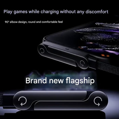 ⚡📱MFi-Certified 2-in-1 Fast Charging Cable with Built-In Phone Stand – Ultra-Fast 240W Power, Official Apple Authorized✅