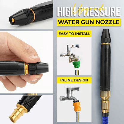 🔥LAST DAY 49% OFF - 🏠🚗High Pressure Car Wash Water Gun - All-in-One Kit with Power Booster Nozzle⚡