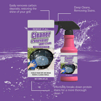 🫧Cleans in 3 Mins! Heavy Duty Grill Grease Destroyer Spray