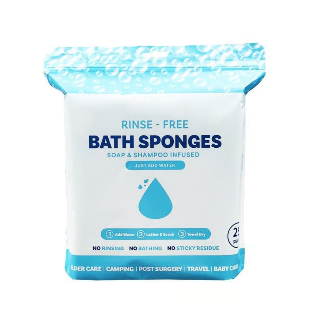 up🧼🫧Rinse-Free Bathing Wipes — Perfect for Elderly Care, Post-Surgery Recovery, Camping, Gym & Travel