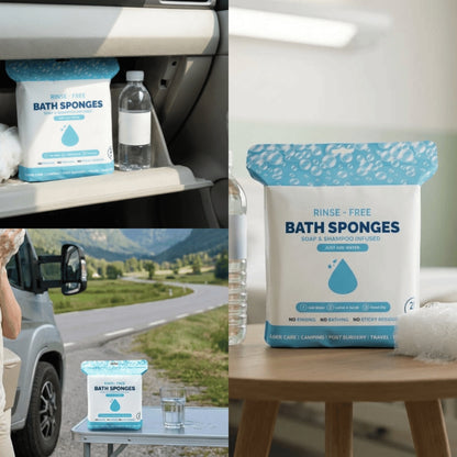 🧼🫧Rinse-Free Bathing Wipes — Perfect for Elderly Care, Post-Surgery Recovery, Camping, Gym & Travel