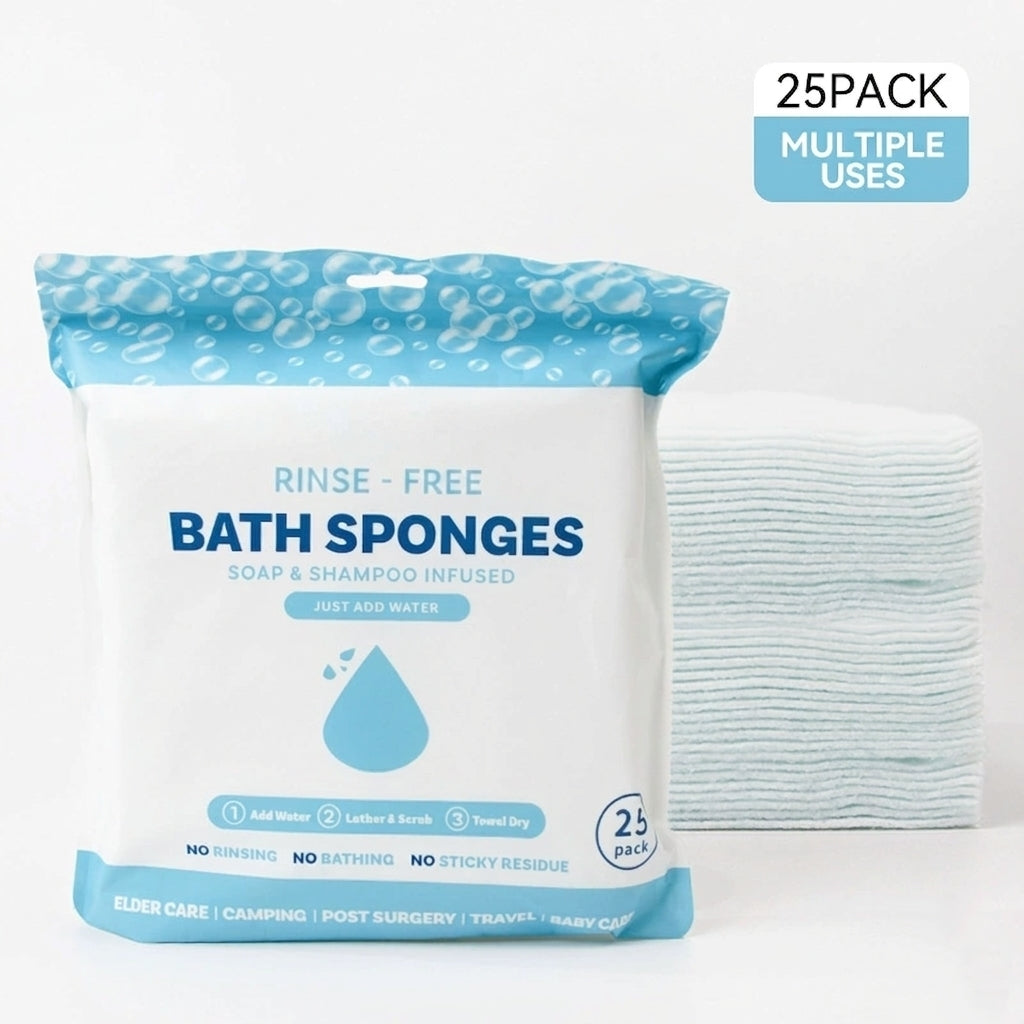 🧼🫧Rinse-Free Bathing Wipes — Perfect for Elderly Care, Post-Surgery Recovery, Camping, Gym & Travel