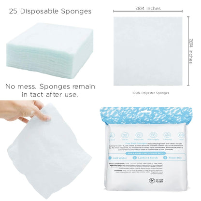 🧼🫧Rinse-Free Bathing Wipes — Perfect for Elderly Care, Post-Surgery Recovery, Camping, Gym & Travel