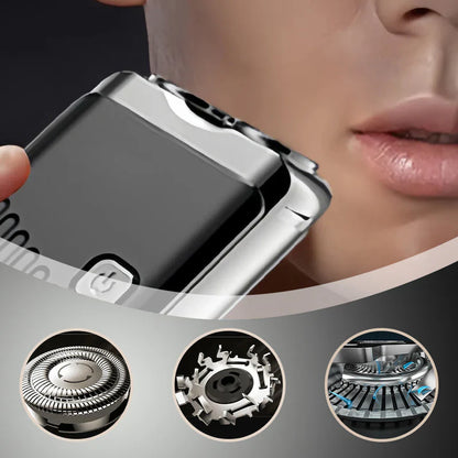 🔥🪒Mini Portable Electric Shaver – The Ultimate Travel Companion for a Smooth Shave Anywhere (Wet & Dry & USB-C)
