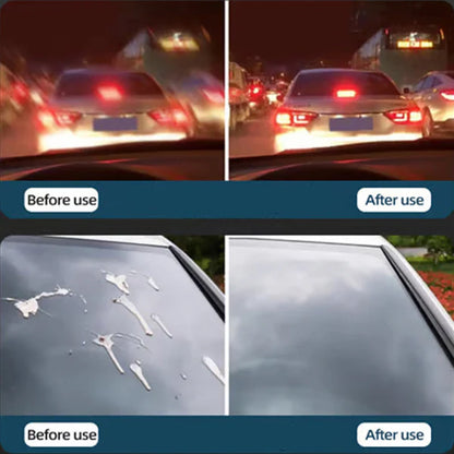 🚗✨ Car Glass Film Magic Cleaning Sponge – Effortlessly Removes Oil Film & Streaks for Crystal-Clear Visibility