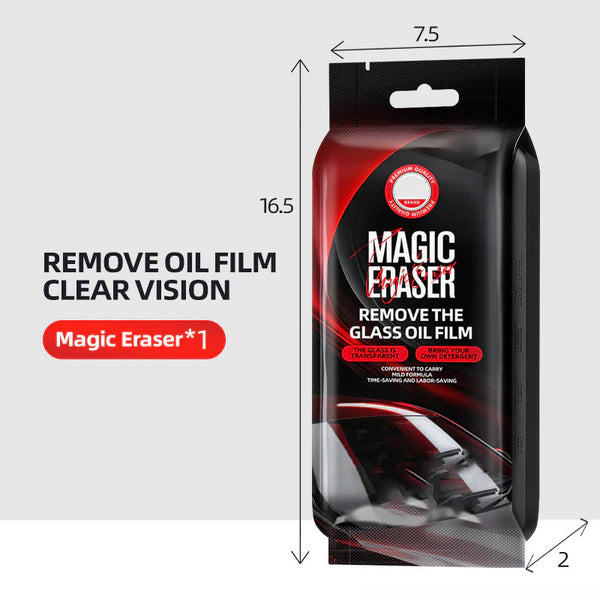 🚗✨ Car Glass Film Magic Cleaning Sponge – Effortlessly Removes Oil Film & Streaks for Crystal-Clear Visibility